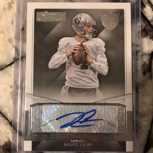2015 Donruss Signature Football Derek Carr Auto